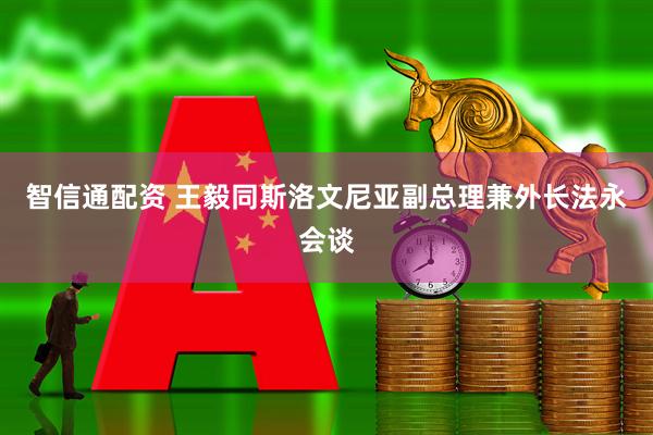 智信通配资 王毅同斯洛文尼亚副总理兼外长法永会谈